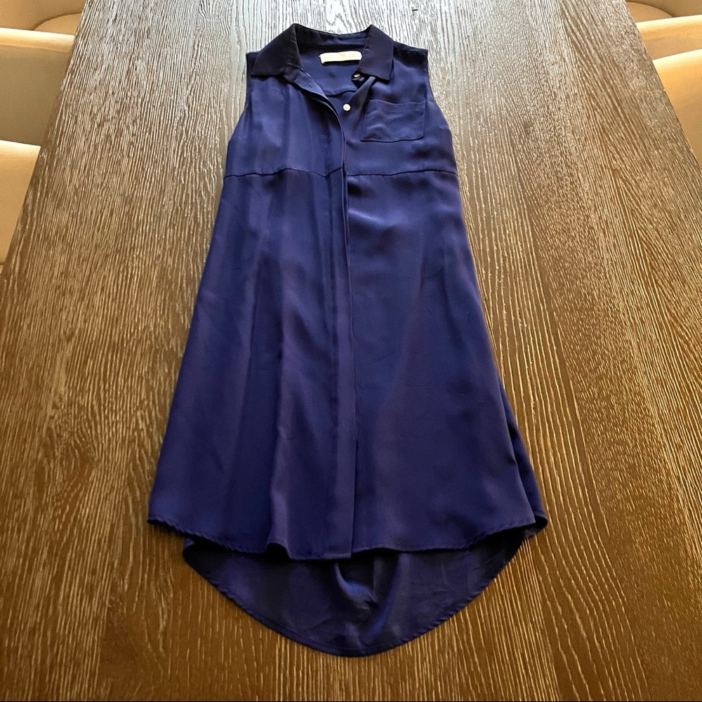 Amanda Uprichard open back button up dress, xsmall